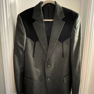Circle S “Boise” Western Blazer In Charcoal